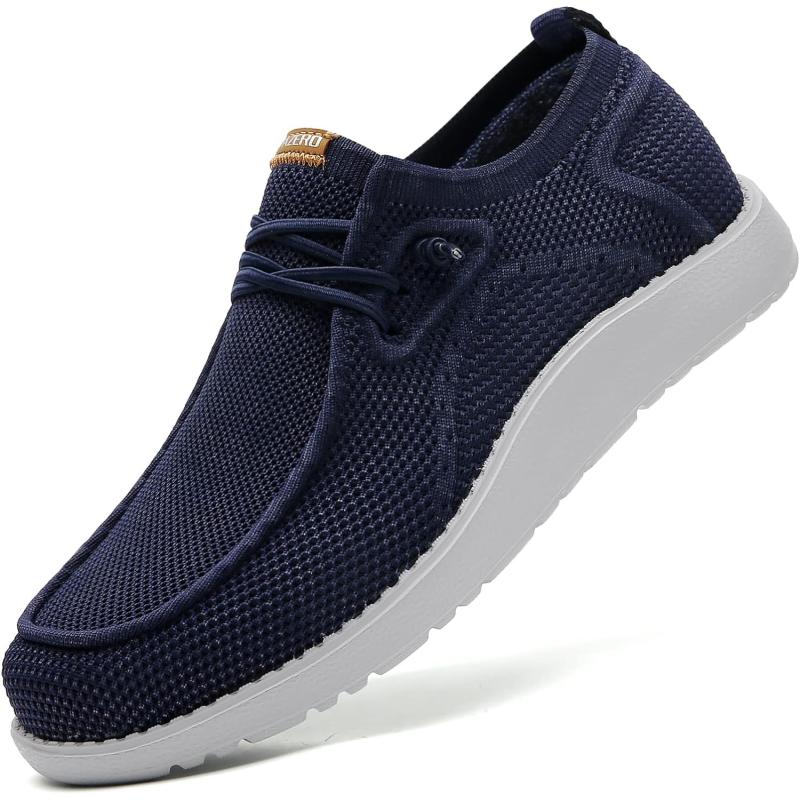  ITAZERO Zapatos extra anchos para hombre, zapatos de punta  ancha 4E a 5E para hombre, pies hinchados de ancho ancho, mocasines y sin  cordones para hombre con plantilla de soporte de